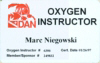 DAN Oxygen Provider Instructor Card (click to enlarge)