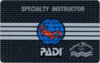 PADI Specialty Instructor Card (click to enlarge)